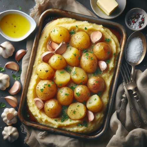 Purée z pieczonych ziemniaków