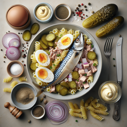 Pasta z wędzonej makreli z jajkiem i ogórkiem