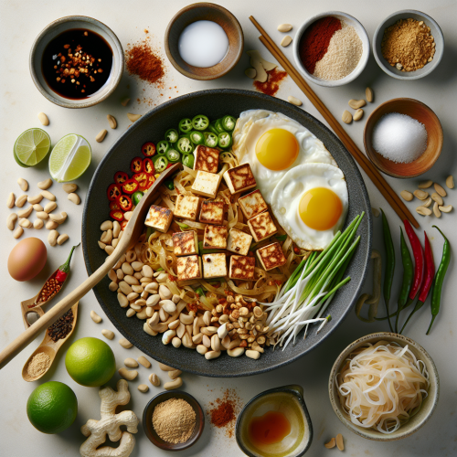 Pad thai z tofu
