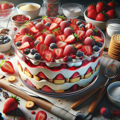 Truskawkowe tiramisu bez cukru