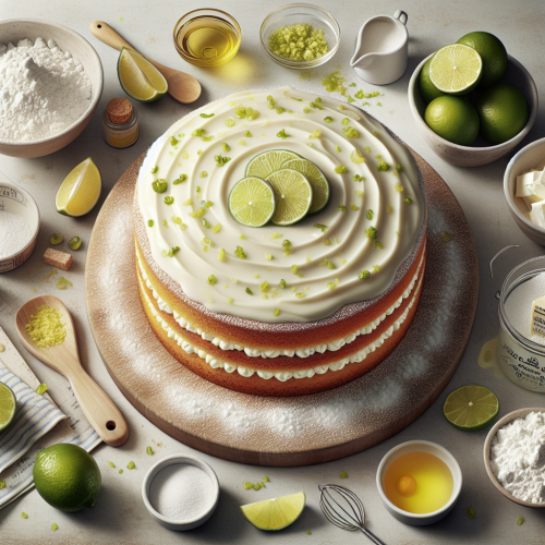 Babka limonkowa z lukrem mascarpone
