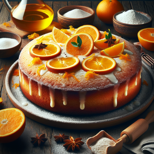 Wilgotna babka pomarańczowa na oleju