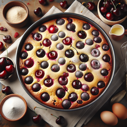 Francuski clafoutis z wiśniami