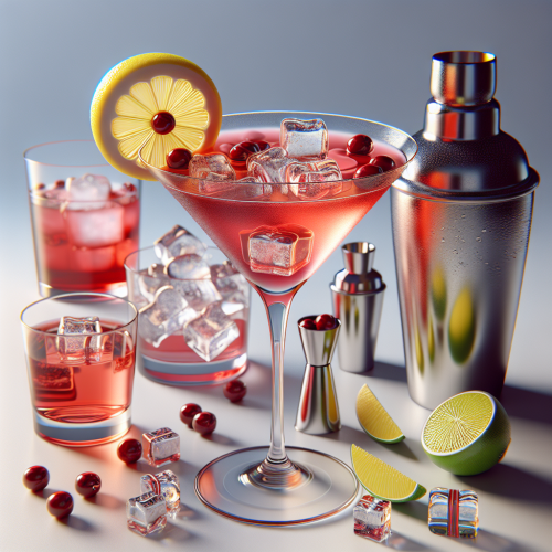 Elegancki koktajl Cosmopolitan