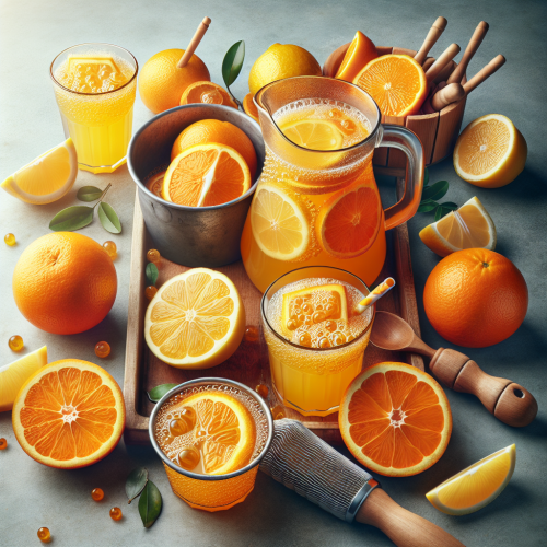 Domowa pomarańczowa oranżada