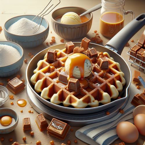 Domowe wafle do lodów