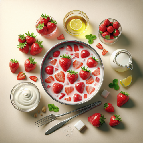 Domowy jogurt truskawkowy