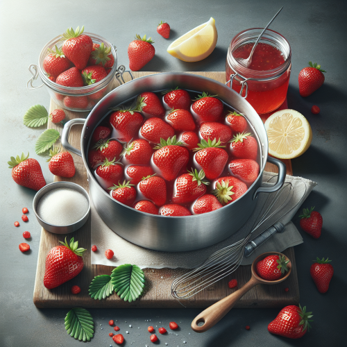 Domowy syrop truskawkowy
