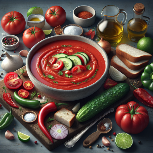 Hiszpański chłodnik pomidorowy Gazpacho
