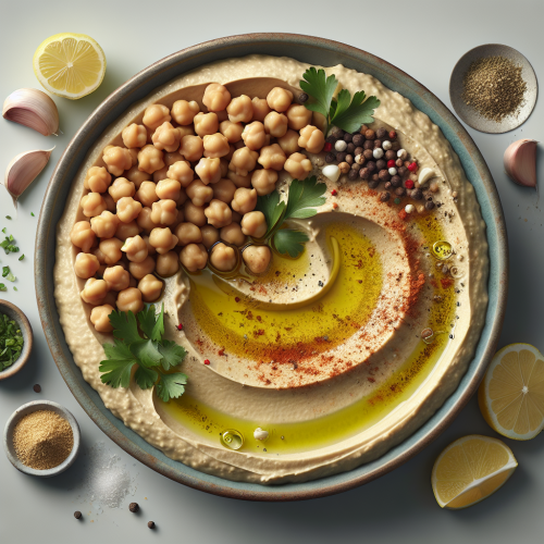 Klasyczny hummus z ciecierzycy