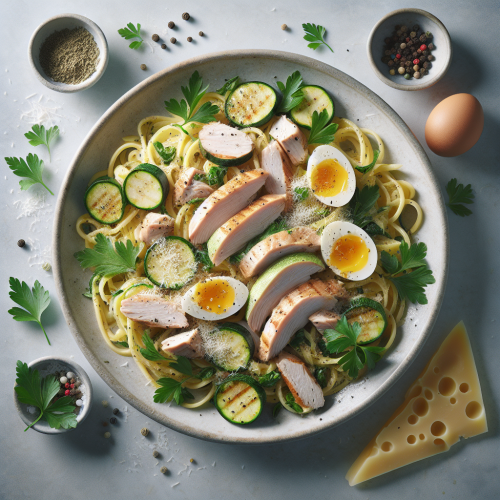 Fit makaron à la carbonara
