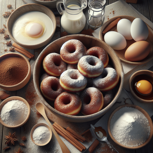 Mini pączki jogurtowe bez drożdży