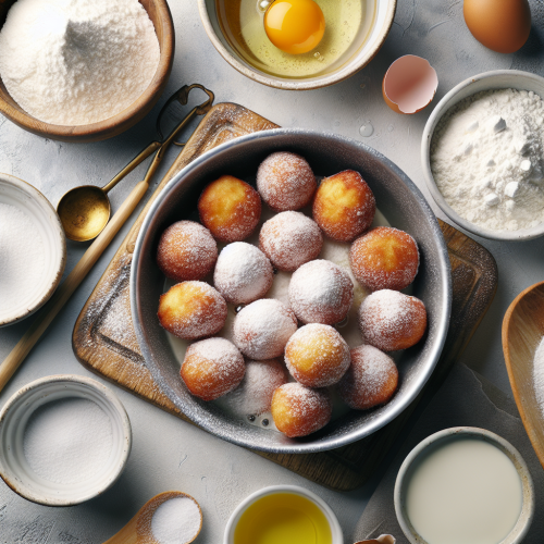 Mini pączki z ricotty