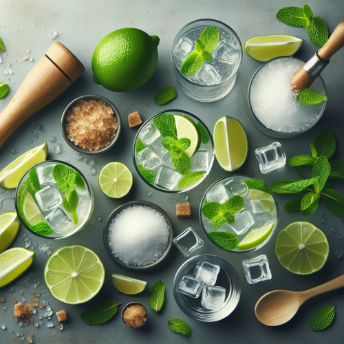 Orzeźwiające Mojito z białą rumem i limonką