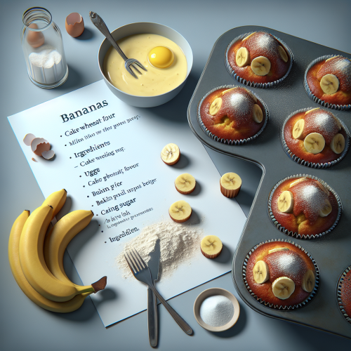 Puszyste muffinki bananowe z dodatkami