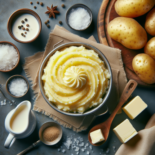 Kremowe puree ziemniaczane z masłem i mlekiem