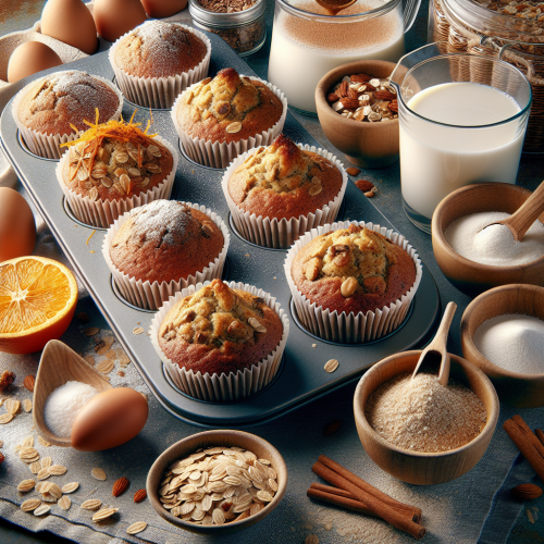Zdrowe muffiny orkiszowe z musli