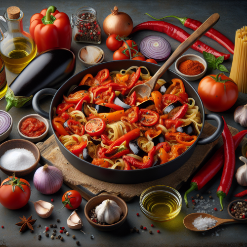 Pikantna pasta warzywna po bałkańsku